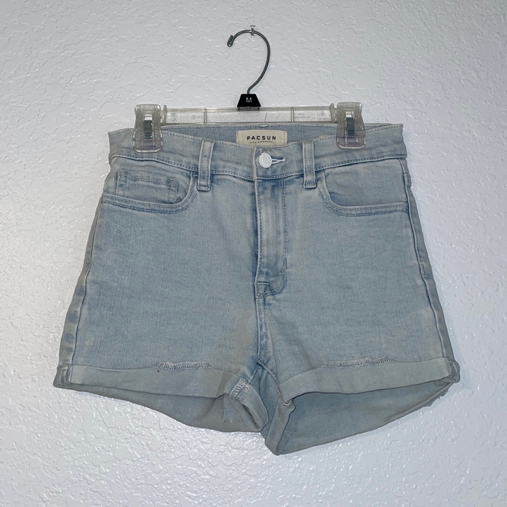 Pacsun Light Blue “The Shortie” Shorts